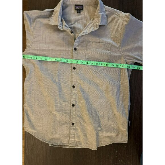 Patagonia Organic Cotton Long Sleeve Button-Up Shirt Size L - Picture 7 of 8
